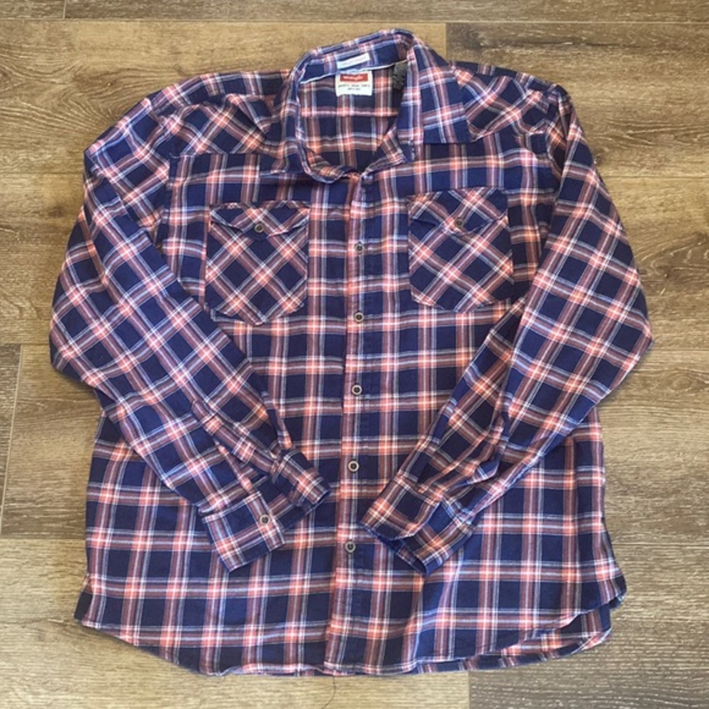 Wrangler button‎ down 2XL